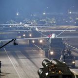 Offenbar wurden auch neuartige Kampf- und Aufklärungsdrohnen präsentiert