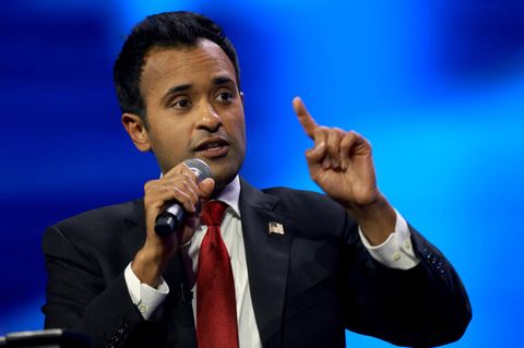 Nicht auf Kollisionskurs zu Trump, sondern auf der Nebenspur: Vivek Ramaswamy