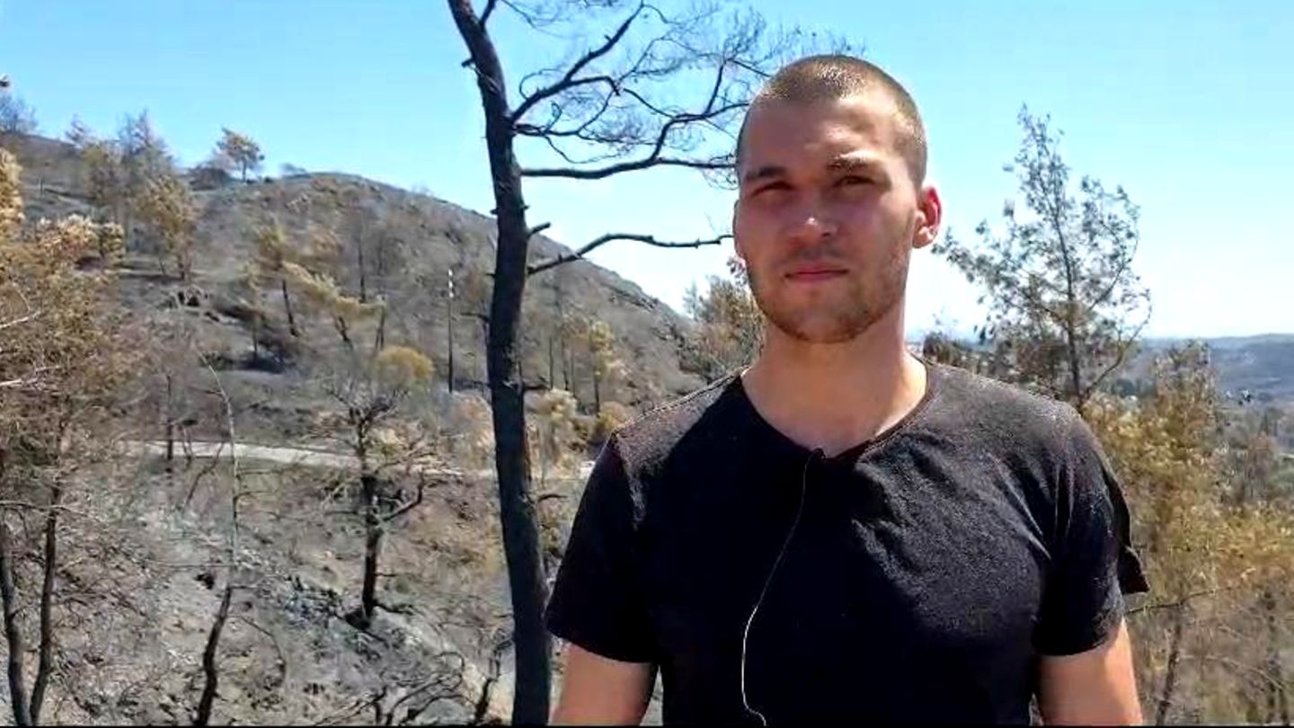 Waldbrände in Griechenland: stern-Reporter auf Rhodos: 