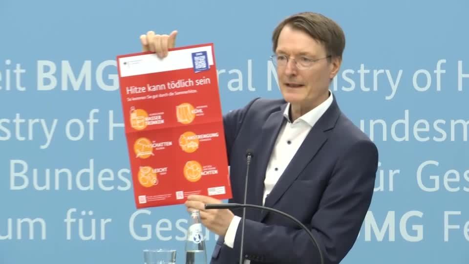 Video: Lauterbach will Zahl der Hitzetoten halbieren