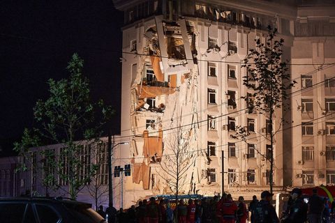 Russischer Raketenangriff Dnipro