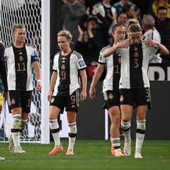 Die deutsche Nationalmannschaft der Frauen kassierte am Ende die erste Niederlage des Turniers