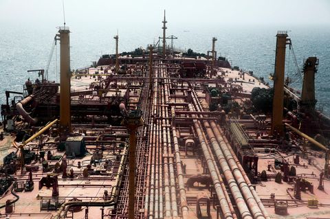 Öltanker "FSO Safer" vor der Küste des Jemen