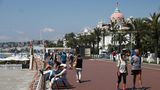 Promenade in Nizza, Frankreich