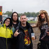 Wacken-Fans auf dem Festivalgelände