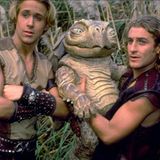 ... sowie 1998 als Hercules in "Der junge Hercules". Hier posiert Gosling zusammen mit Dean O Gorman, der in der Serie die Rolle des Iolaus übernahm. 