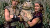 ... sowie 1998 als Hercules in "Der junge Hercules". Hier posiert Gosling zusammen mit Dean O Gorman, der in der Serie die Rolle des Iolaus übernahm. 
