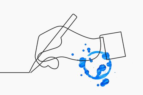 Ein Brief an Illustration zum Thema Scheidungskinder