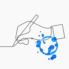 Ein Brief an Illustration zum Thema Scheidungskinder