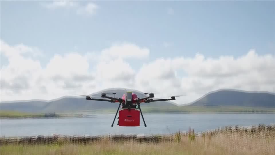 Video: Drohnenpost für schottische Inseln