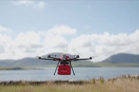 Video: Drohnenpost für schottische Inseln