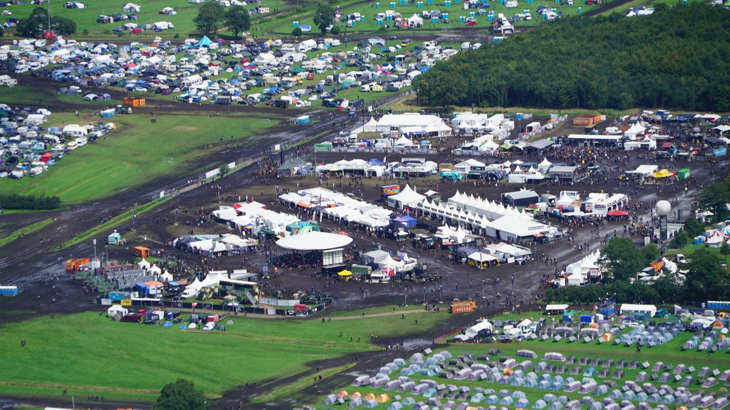 Luftaufnahme von Wacken