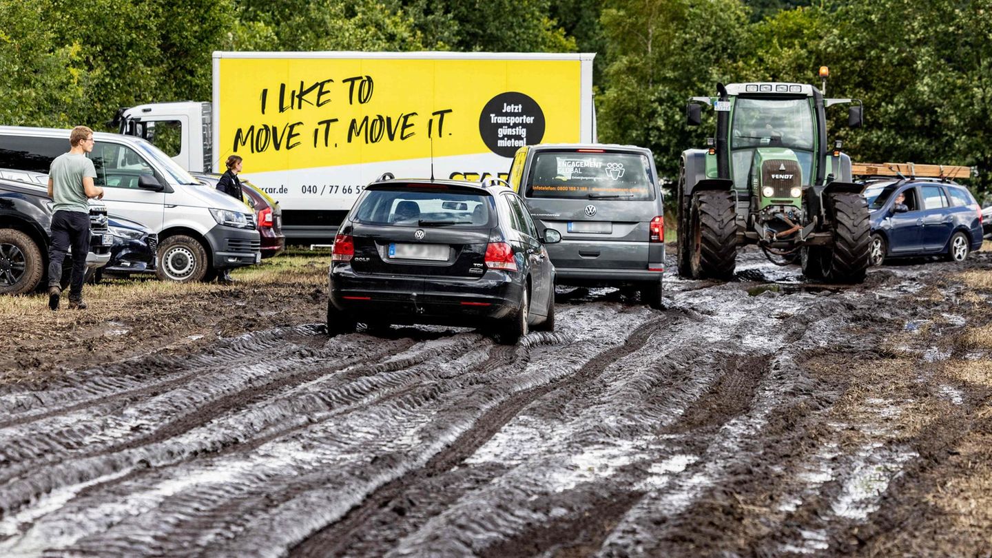 Gelber LKW