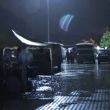 Camper-Vans auf Parkplatz