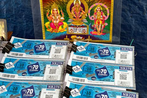 Lottolose in Indien