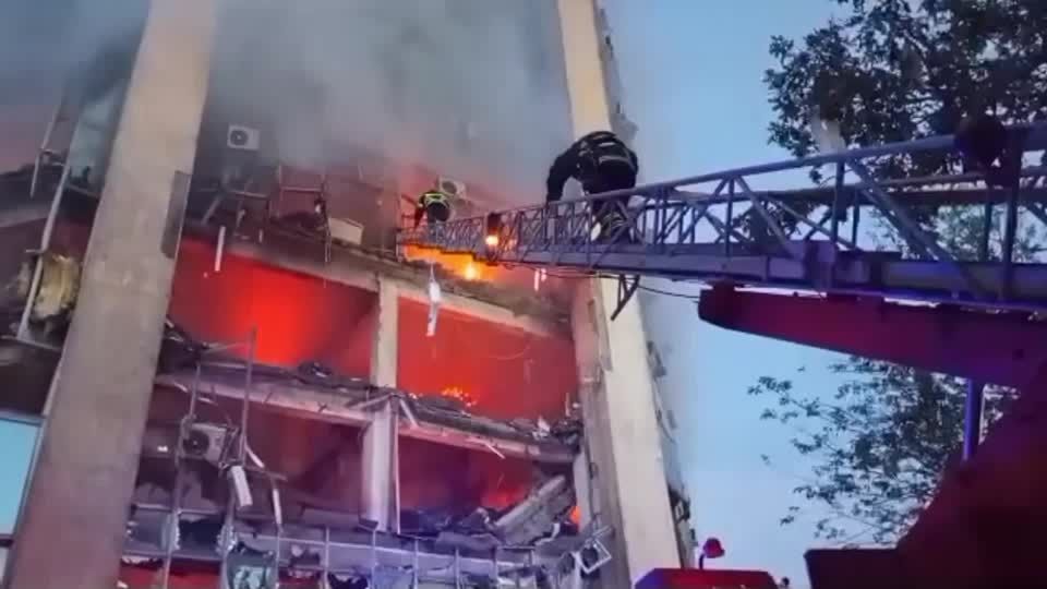 Video: Ukraine: Drohnenangriff auf Hafen und Getreidesilos in Region Odessa