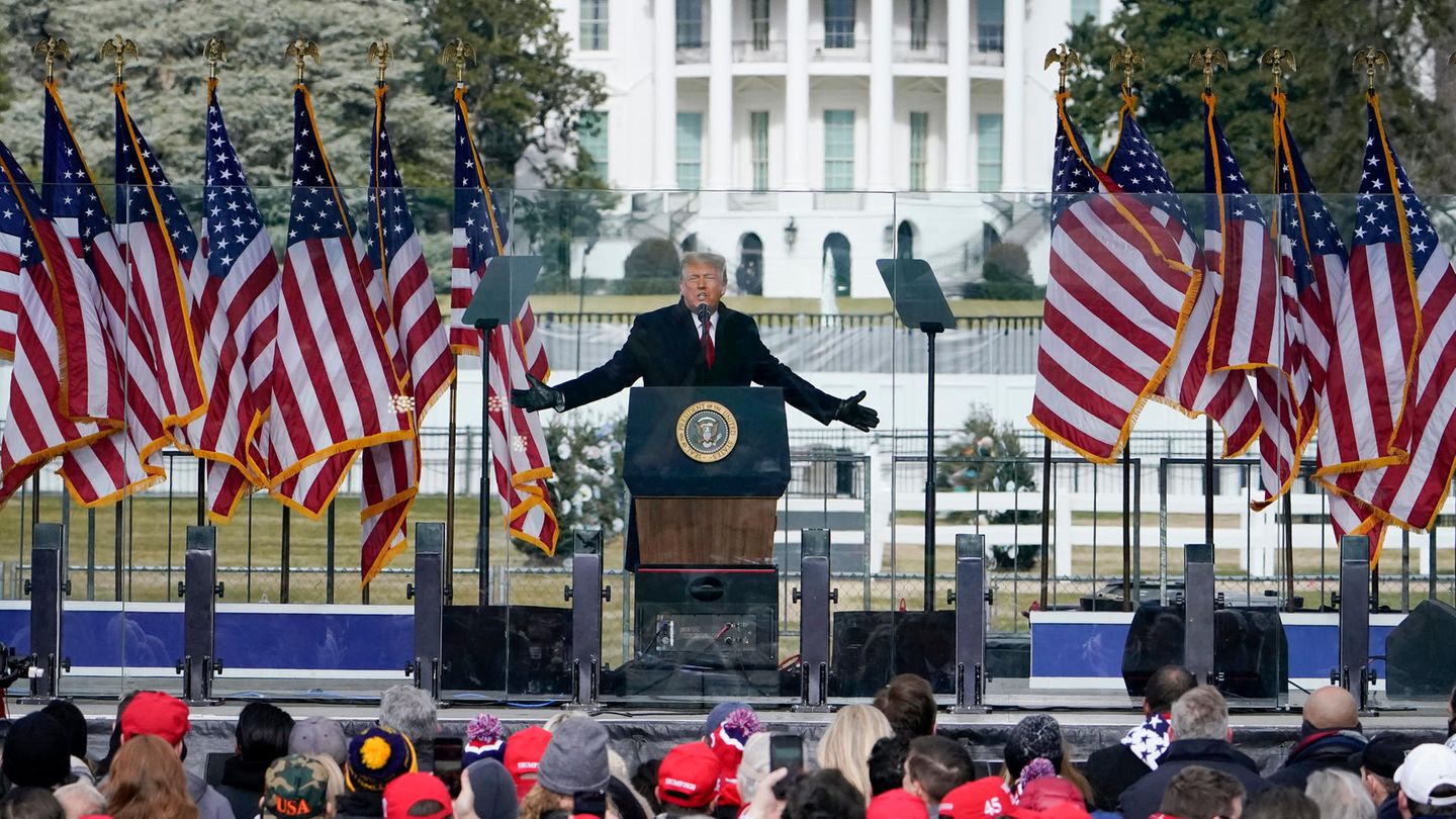 Donald Trump am 6. Januar