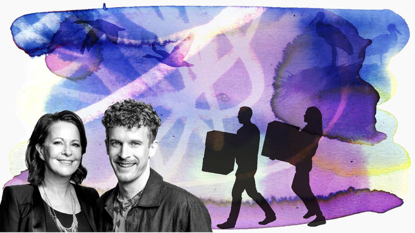 Illustration Kolumne zum Thema Auszug der Kinder