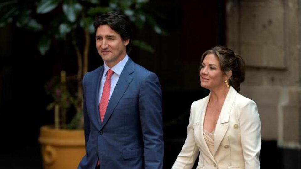 Kanadas Premierminister Justin Trudeau und seine Frau Sophie Gregoire