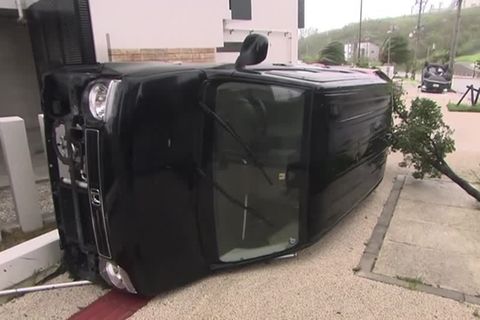 Video: Japan: Taifun bewegt sich Richtung Hauptinsel Kyushu