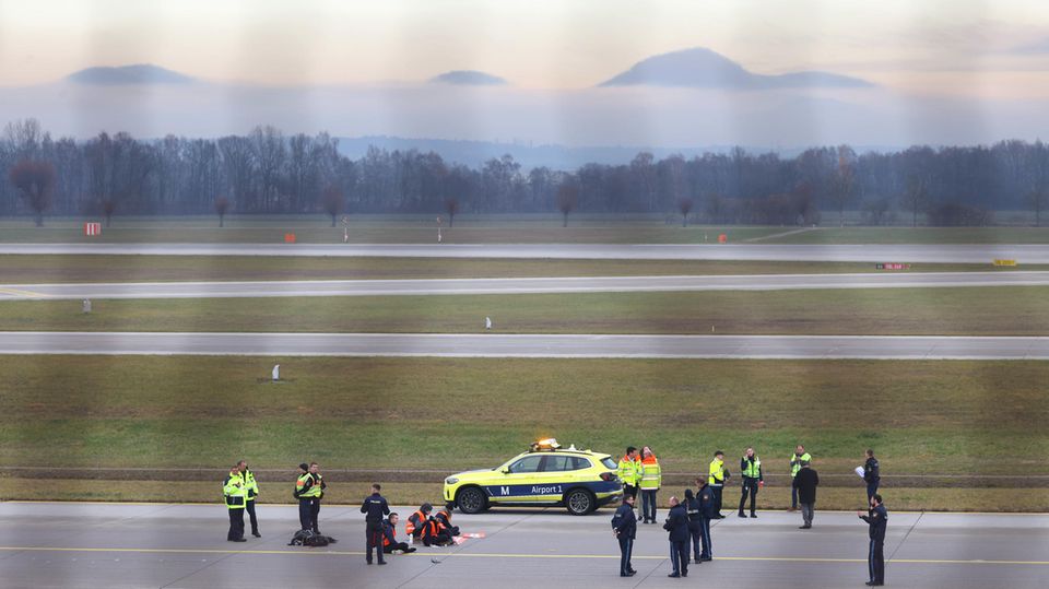 Klimaaktivisten Flughafen München