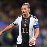 Alexandra Popp von der deutschen Frauen-Fußballnationalmannschaft