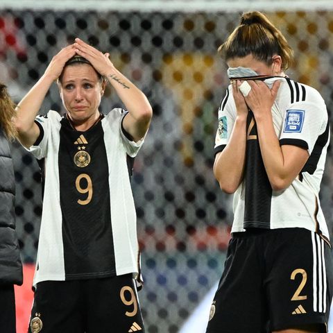Bitter enttäuschte deutsche Spielerinnen nach dem WM-Aus in Australien