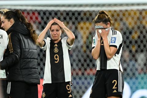 Bitter enttäuschte deutsche Spielerinnen nach dem WM-Aus in Australien