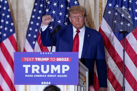 Ex-US-Präsident Donald Trump auf Wahlkampftour