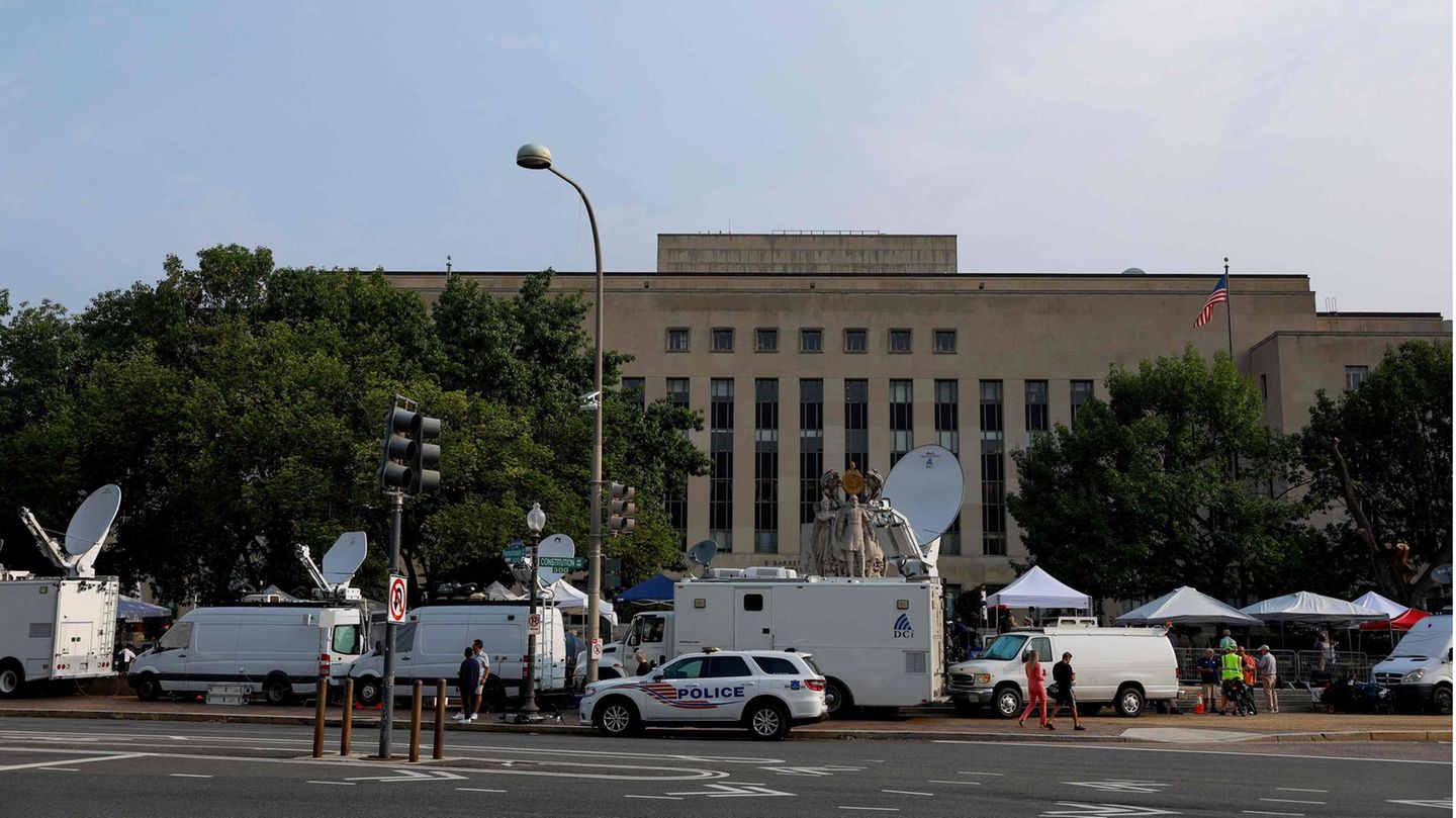 E. Barrett Prettyman-Gerichtsgebäude in Washington D.C.