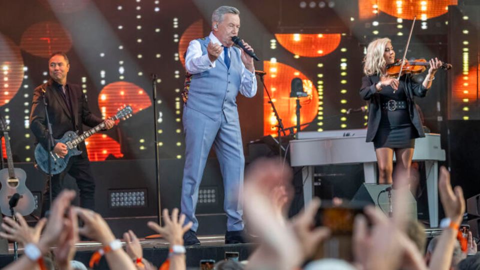 Roland Kaiser bei seinem Auftritt in Dresden