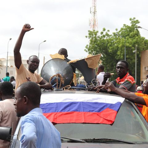 Niger russische Flagge