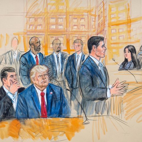 Donald Trump vor Gericht