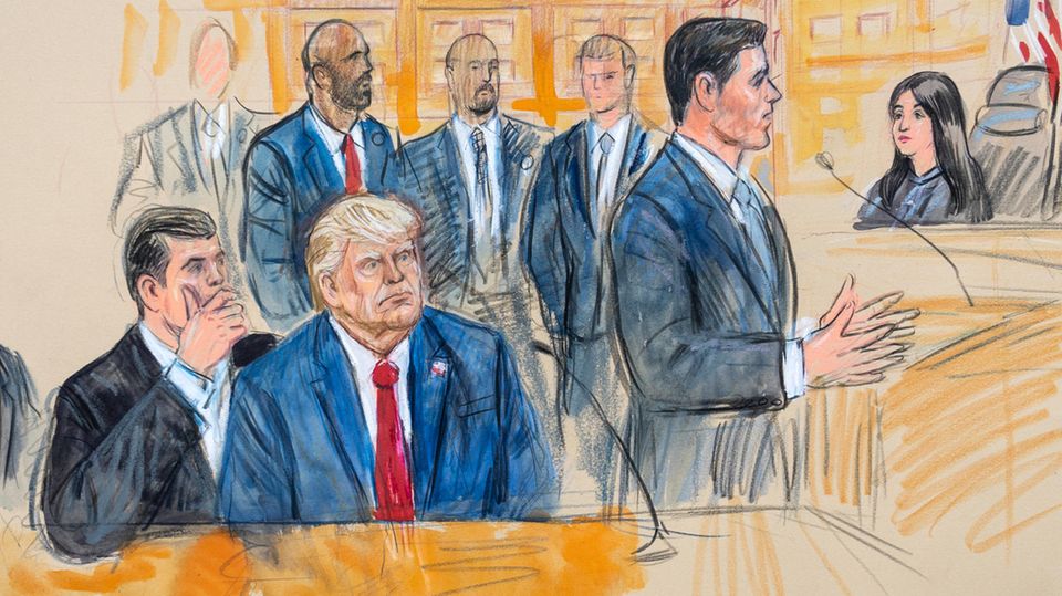 Donald Trump vor Gericht