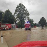 Überschwemmte Straßen