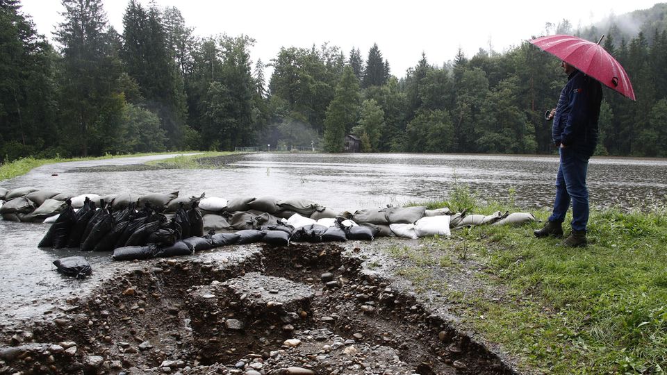 Österreich Hochwasser überflutet die Steiermark und Kärnten STERN.de