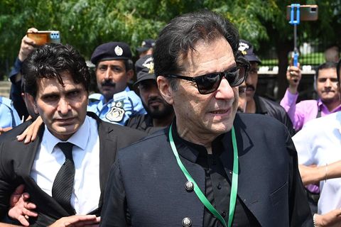 Pakistans ehemaliger Premierminister und Oppositionspolitiker Imran Khan