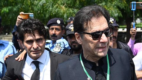Pakistans ehemaliger Premierminister und Oppositionspolitiker Imran Khan
