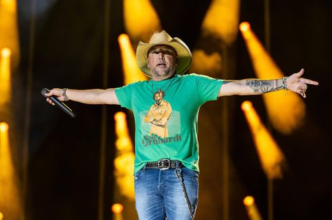 Country-Star Jason Aldean bei einem Auftritt in Nashville im Juni.