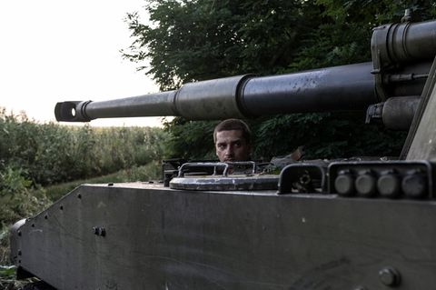 Ukrainischer Soldat
