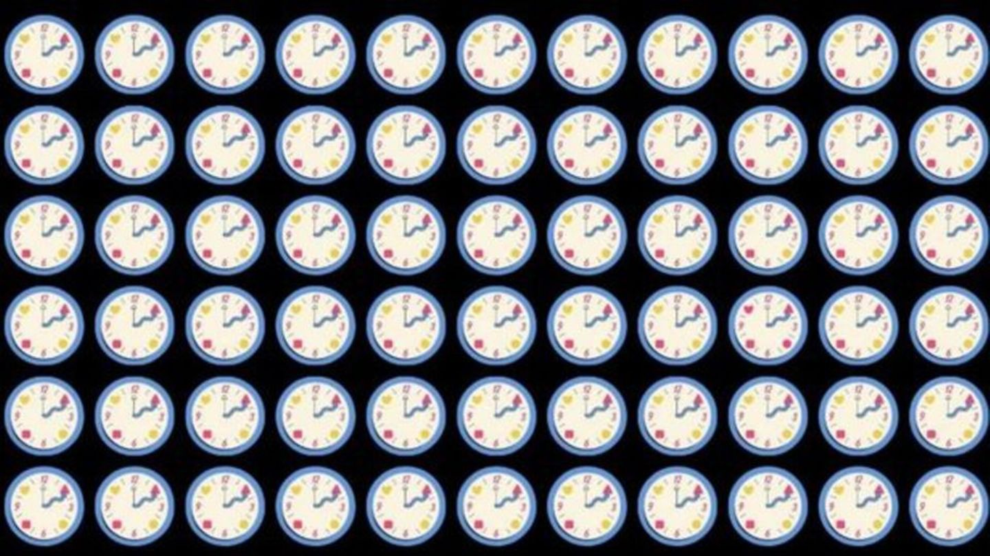 Schneller Augentest: Erkennen Sie in zehn Sekunden, welche Uhr nicht richtig tickt?