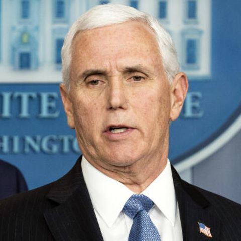 Mike Pence mit seinem damaligen Chef Donald Trump im Februar 2020