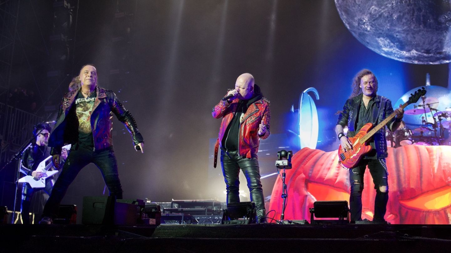 Auch die 1984 im Hamburg gegründeten Helloween gehörten für viele zu den Highlights dieses wettertechnisch so durchwachsenen Wacken-Festivals ...