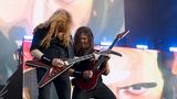 ... als sie die Bühne kurz nach den US-amerikanischen Metal-Urgesteinen von Megadeath betraten.