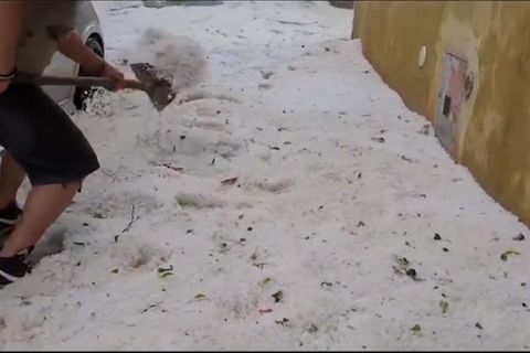 Video: Weiße Wetterkapriolen in Italien