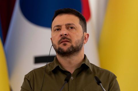 Wolodymyr Selenskyj ist Präsident der Ukraine