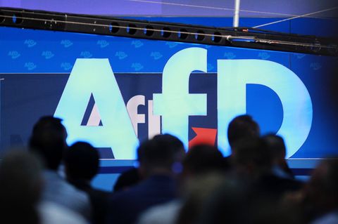 Europawahlversammlung der AfD in Magdeburg