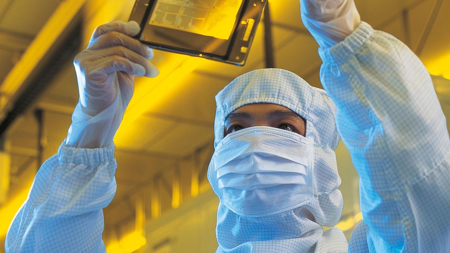 In einem Reinraum bei TSMC