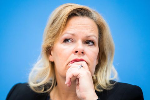 Bundesinnenministerin Nancy Faeser (SPD)
