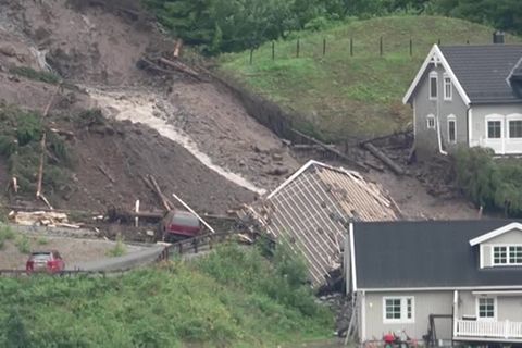 Video: Erdrutsch in Norwegen - "Es war wie ein Bulldozer"